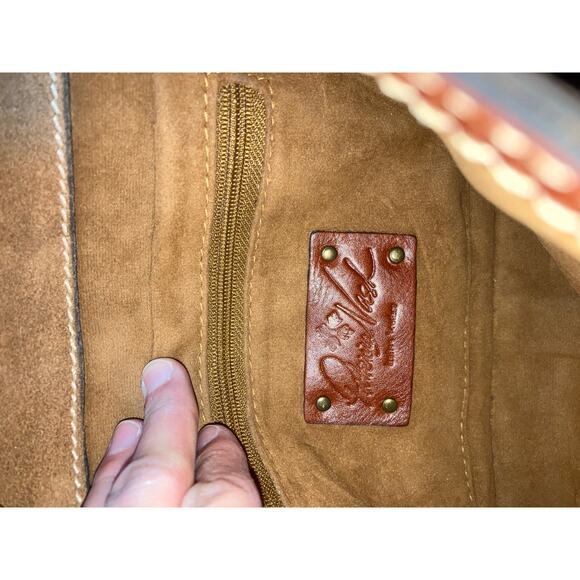 PATRICIA NASH SMALL EMBOSSED LEATHER CROSSBODY BAG - Picture 14 of 14